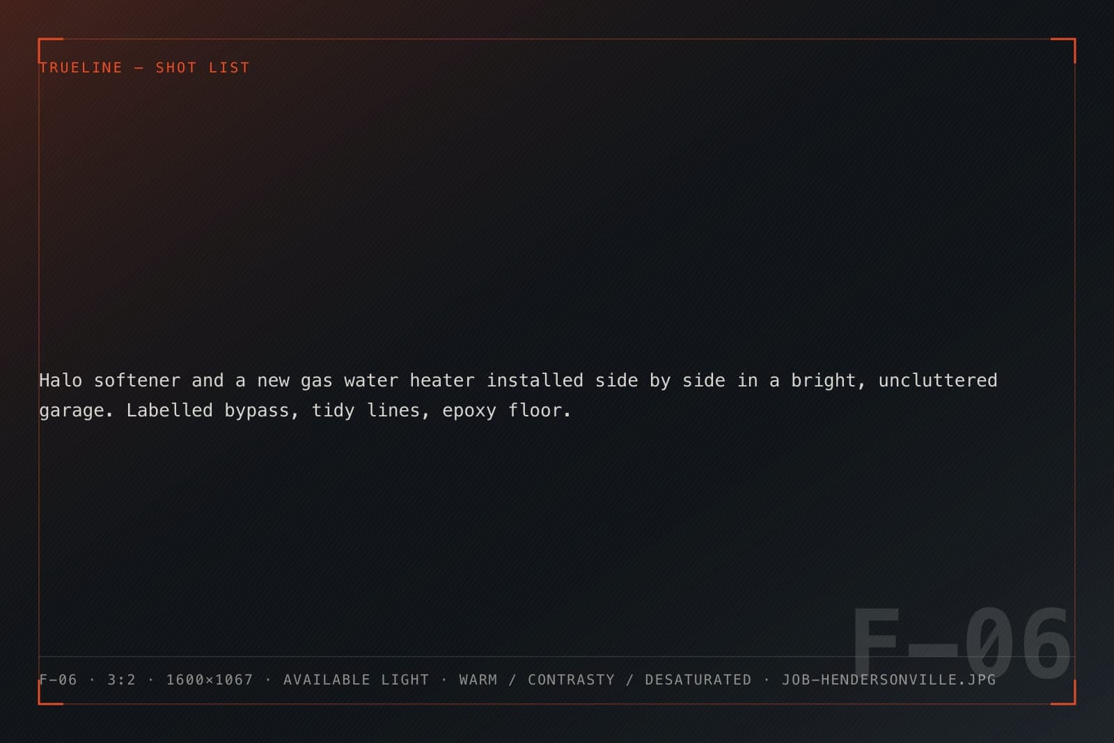 A Halo water softener and a new gas water heater installed side by side in a bright Hendersonville garage.